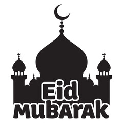Fototapete - Eid Mubarak Mosque