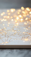 Wall Mural - Glowing constellation map on a flat surface - celestial art and astronomy inspiration