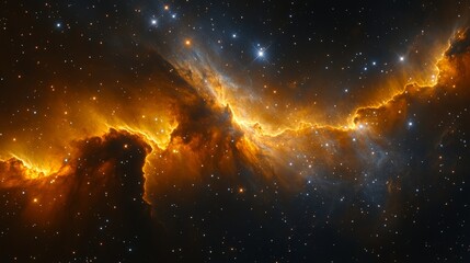 Wall Mural - Deep space, galaxy, starry sky. Cosmos background.