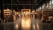 © serdon - Warehouse of Futuristic Technology Retail: Visualization and Digitalization of Industry 4.0 Process for Goods Analysis