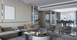 © murattellioglu - 3d render modern living room