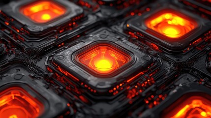Poster - A close-up of an X-ray detector plate with high-resolution imaging technology.