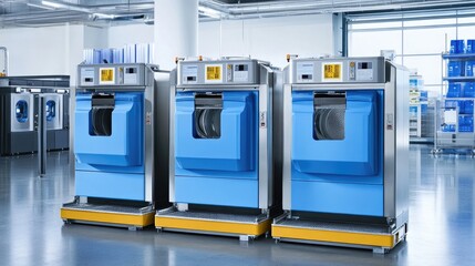 Poster - A fully automated washing station with advanced technology.