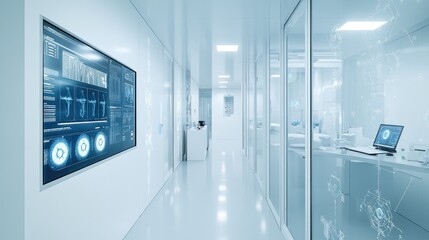 Poster - A state-of-the-art X-ray analysis center with AI-powered image processing.