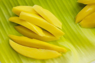 Wall Mural - Pickled mango, Preserving fruit in Thai style