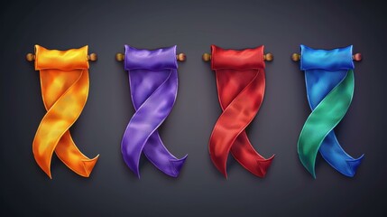 Poster - Customizable sticker banners for any occasion Grouped designs make it simple to edit and adapt to your needs.