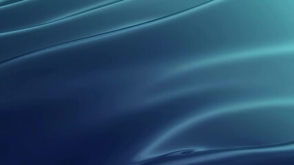 Aufkleber - Abstract blue wave pattern background in smooth gradient hues. Creative design and tranquility concept