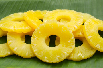 Wall Mural - Pineapple fruit, Canned pineapple sliced