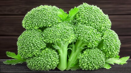 Wall Mural - Fresh Broccoli Florets  Healthy Eating  Vegan Food  Vegetable Closeup