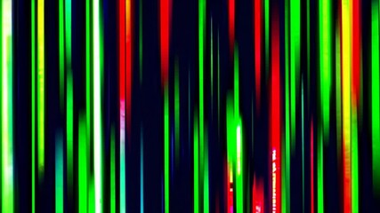Poster - abstract colorful neon light streaks, vibrant spectrum on dark background. digital art and futuristic concept