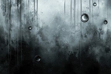 Abstract Background with Drops of Water and Dark Texture