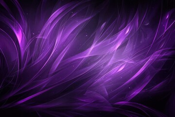 Wall Mural - elegant abstract purple background with flowing soft light waves