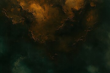 Poster - Abstract Canvas with Warm Tones and Dark Background for Art Lovers