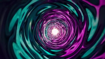 Poster - Abstract swirling vortex of vibrant colors, digital art concept