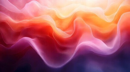 Poster - ethereal gradient waves, a mesmerizing blend of color and fluidity