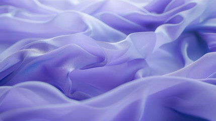 Poster - soft purple fabric draped elegantly, showcasing delicate folds and textures. light creates serene at