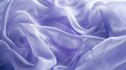 Poster - soft purple fabric draped elegantly, showcasing delicate texture and flow. light creates gentle shee