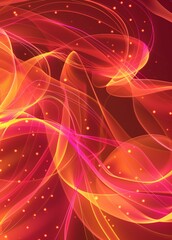 Poster - Abstract background with waves, design template for digital printing, creating a retro aesthetic.