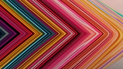 Poster - Abstract colorful geometric pattern with vibrant diagonal stripes, modern art concept