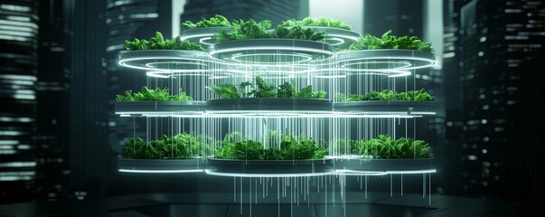 Poster - A dreamlike floating metropolis made of translucent energy, where digital butterflies leave trails of light, and gravity-defying waterfalls flow upwards, combining fantasy with a futuristic cyber