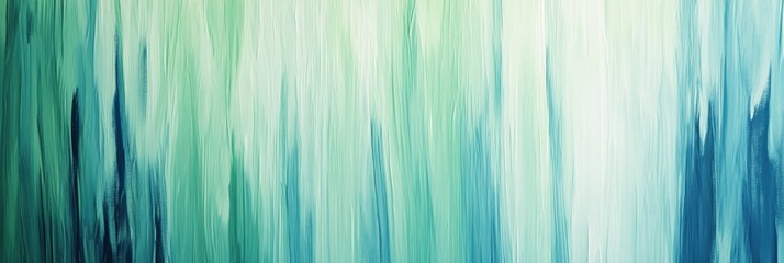 Fototapete - Vertical abstract lines evoke the fresh feeling of gentle spring rain with shades of blue and green for creative inspiration. Generative AI