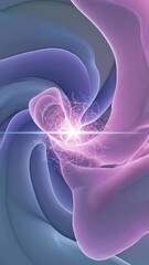 Aufkleber - abstract purple background with smoke