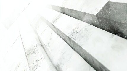 Poster - Abstract Marble Steps with Geometric Design for Modern Architecture Concepts