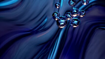 Poster - water flowing into the water