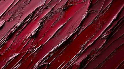 Poster - Deep burgundy texture creates an elegant atmosphere in a contemporary art setting with rich layers and depth
