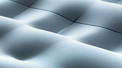 Poster - abstract curved panels with blue and white lighting background texture