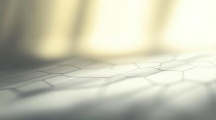Poster - Abstract Geometric Surface with Lines and Soft Lighting Background