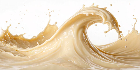 Sticker - milk splash isolated