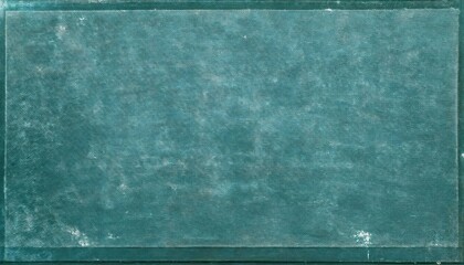 Poster - textured turquoise fabric background with faded stains, perfect for vintage or rustic design projects