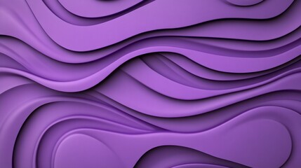 Wall Mural - Abstract Purple Layered Wave Background Texture