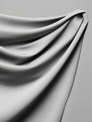 Poster - Modern Velvet Drapery in Theater Design Luxurious Pleated Fabric for Performance Spaces and Interior Aesthetics - Enhancing Acoustics and Visual Elegance