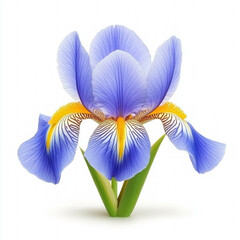 Canvas Print - Iris Isolated