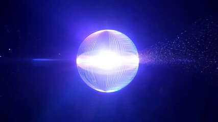 Wall Mural - abstract background with light bulbs