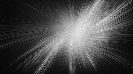 Poster - A High-Resolution Monochrome Texture with Dust Particles and Light Rays, Creating a Dramatic and Atmospheric Effect. This Highly Detailed Black and White Backdrop is Perfect for Adding Depth and Textu
