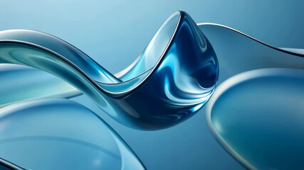 Poster - Fluid elegance captured in a turquoise swirl that dances through vibrant light and shadows at a serene depth. Generative AI
