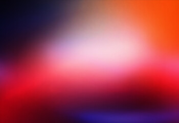 Aufkleber - A grainy background with a smooth texture and vibrant color gradient. Hues of red, orange, purple, and blue blend softly creating an abstract visual.