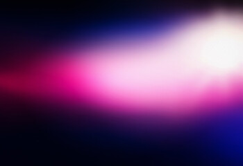Leinwandbilder - Grainy texture background featuring a vibrant gradient of pink, blue, and white. Abstract and blurred with a soft, textured feel.