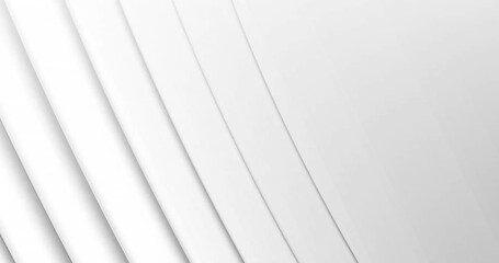 Poster - Image of white circles pulsating on seamless loop