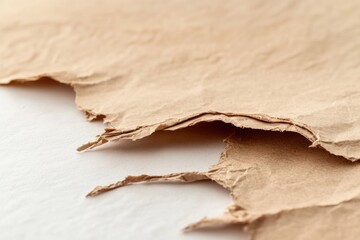 Aufkleber - A close-up shot of a piece of paper on a table, perfect for use in illustrations and designs where a detailed look is required
