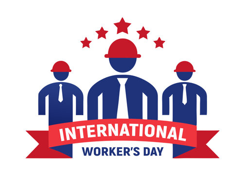 Happy Labor Day Celebration.Happy Worker's Day. National American Holiday Illustration Concept for Greeting Card, Banner, Poster etc.