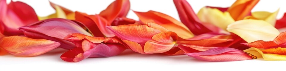 Wall Mural - Close-up shot of fresh flowers on a white surface