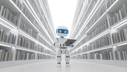 Poster - Robot Librarian: Organizing Bookshelves with AI in a Modern Library Setting