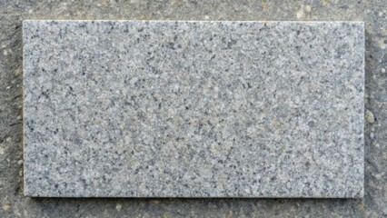 Aufkleber - High-resolution image of a speckled grey stone tile against a matching backdrop
