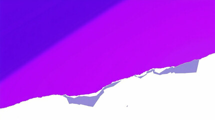 Poster - Abstract purple torn paper background with white space available