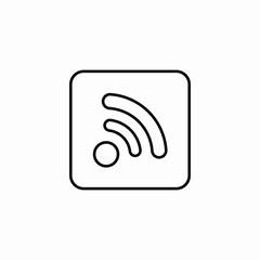 Poster - Wireless signal WIFI connection icon vector sign