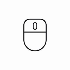 Poster - Computer mouse device tool icon vector sign